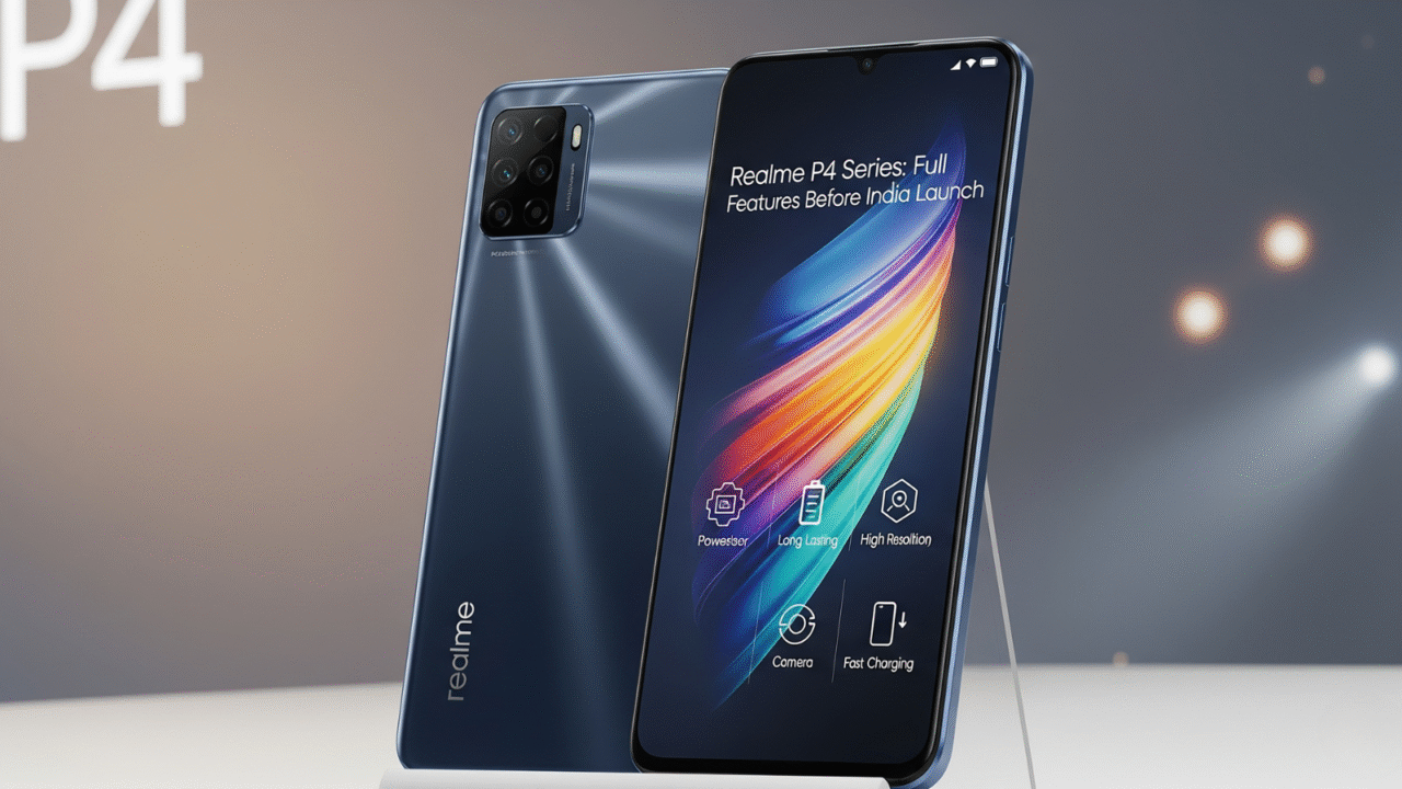 Realme P4 Series Full Features Before India Launch